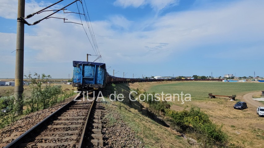 un vagon s a rasturnat iar alte patru au deraiat in regionala cfr palas din constanta 946242 un vagon s a rasturnat iar alte patru au deraiat in regionala cfr palas din constanta 946242