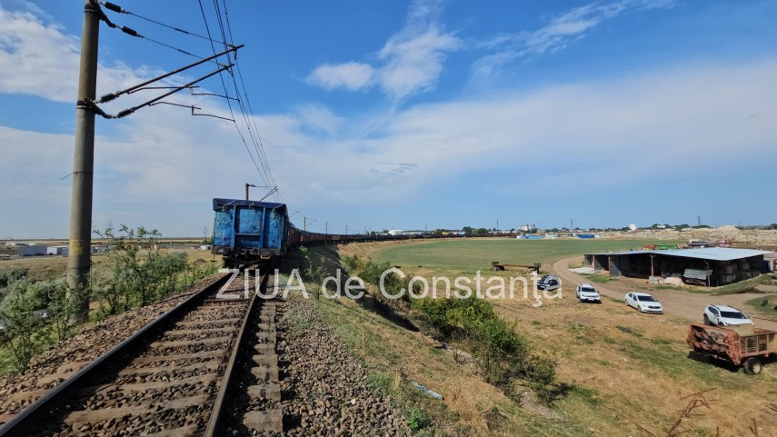 un vagon s a rasturnat iar alte patru au deraiat in regionala cfr palas din constanta 946242 un vagon s a rasturnat iar alte patru au deraiat in regionala cfr palas din constanta 946242