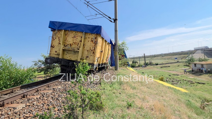 un vagon s a rasturnat iar alte patru au deraiat in regionala cfr palas din constanta 946242 un vagon s a rasturnat iar alte patru au deraiat in regionala cfr palas din constanta 946242