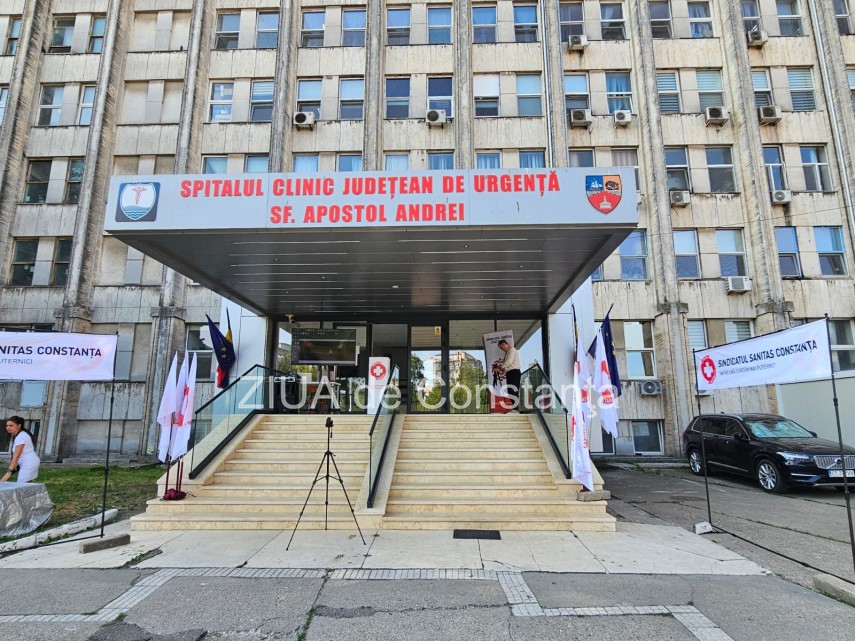 foto video greva de avertisment in spitalele din constanta medicii si personalul sanitas protesteaza foto video greva de avertisment in spitalele din constanta medicii si personalul sanitas protesteaza