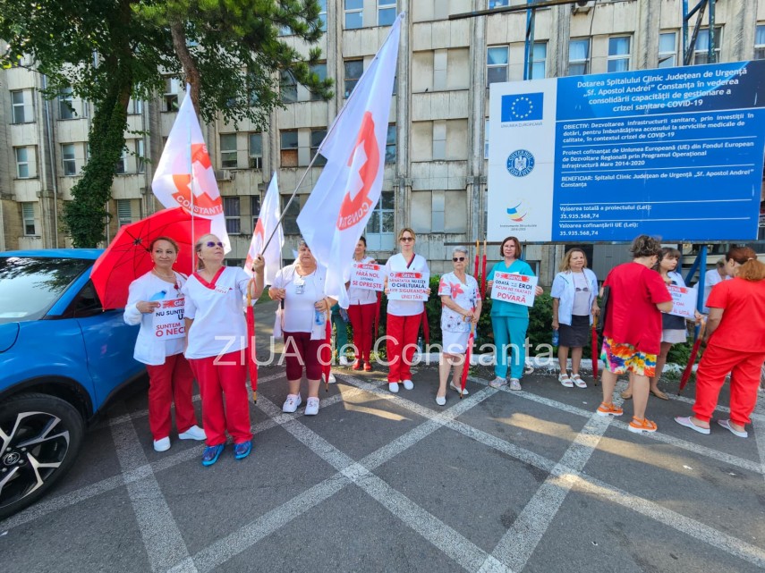foto video greva de avertisment in spitalele din constanta medicii si personalul sanitas protesteaza foto video greva de avertisment in spitalele din constanta medicii si personalul sanitas protesteaza