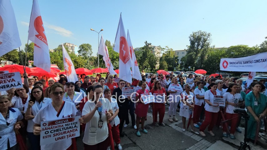 foto video greva de avertisment in spitalele din constanta medicii si personalul sanitas protesteaza foto video greva de avertisment in spitalele din constanta medicii si personalul sanitas protesteaza
