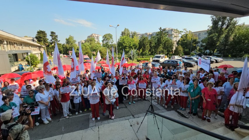 foto video greva de avertisment in spitalele din constanta medicii si personalul sanitas protesteaza foto video greva de avertisment in spitalele din constanta medicii si personalul sanitas protesteaza