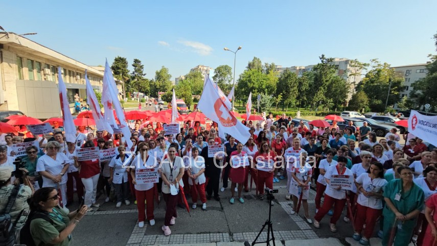 foto video greva de avertisment in spitalele din constanta medicii si personalul sanitas protesteaza foto video greva de avertisment in spitalele din constanta medicii si personalul sanitas protesteaza