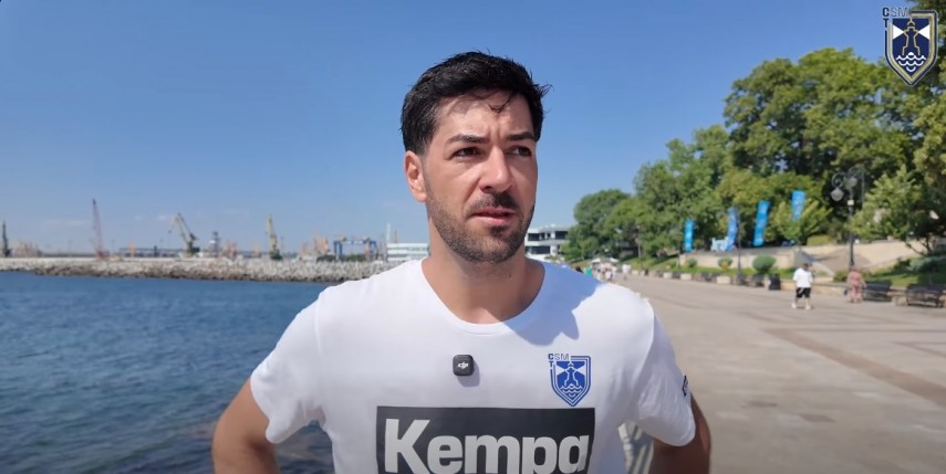 Gabriel Cumpănici. Sursa foto: captură Facebook (CSM Constanța)