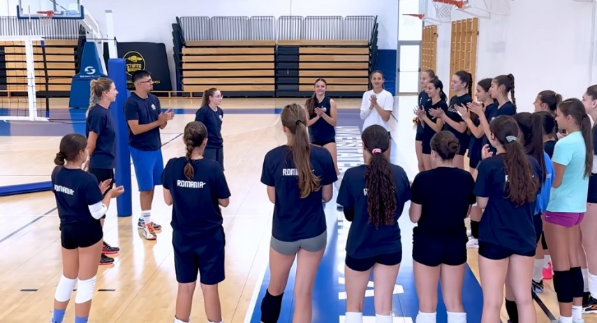 Sursa foto: captură Youtube – Romanian Volleyball Federation (FRV)