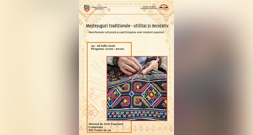 Sursa foto: Facebook Muzeul de Artă Populară Constanța