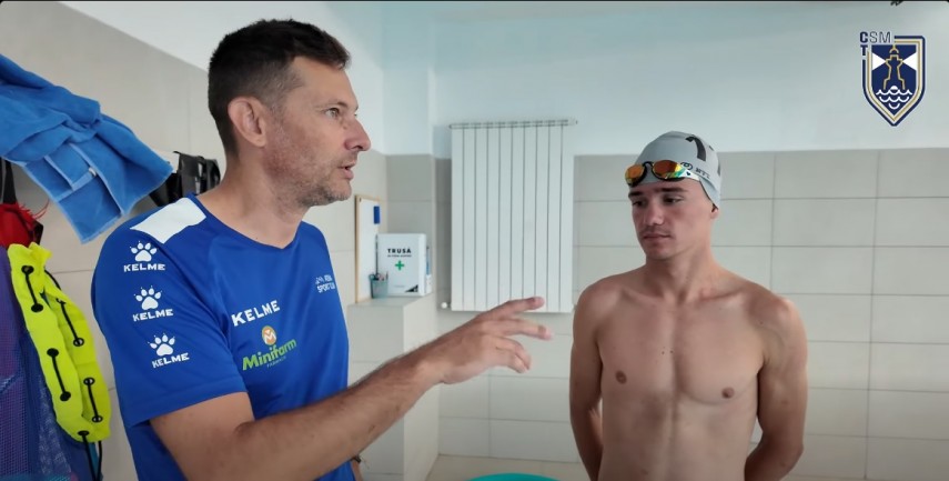 Cristi Doicescu și Carol Popa. Sursa foto: captură Facebook (CSM Constanța)
