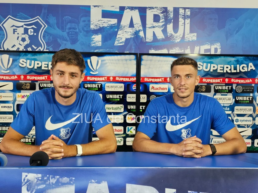 Victor Dican și Iustin Doicaru. Sursa foto: ZIUA de Constanța