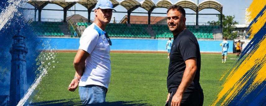 Ion Barbu și George Curcă. Sursa foto: Facebook (Constructorul Constanța)