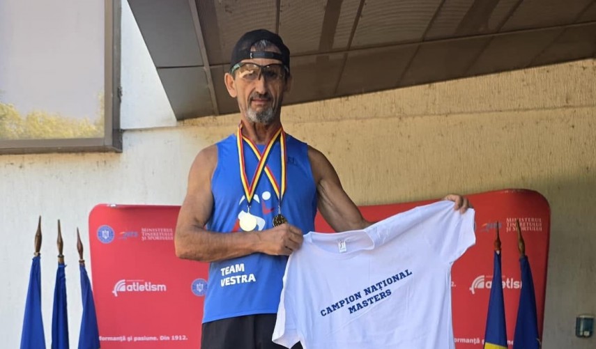 Atletism Constanta: Veteranul Dumitru Iftime, medaliat cu aur si argint la Nationale (GALERIE FOTO)  