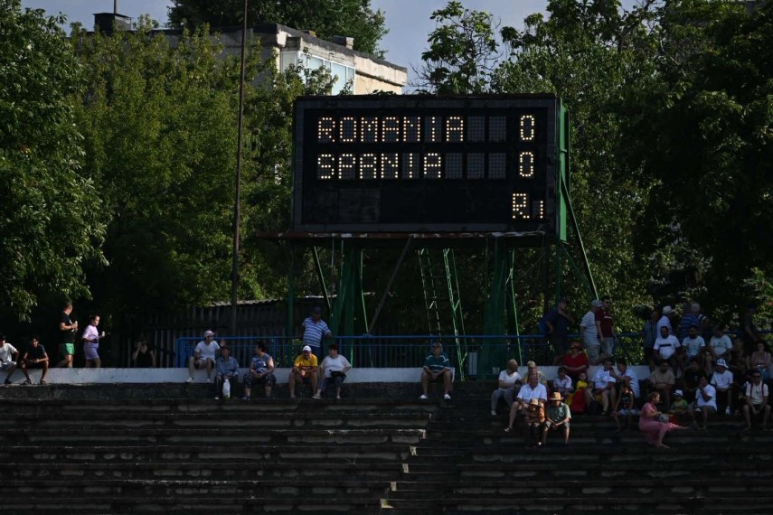 nationalele de soferi ale romaniei si spaniei au jucat la medgidia un meci caritabil mingea aruncata nationalele de soferi ale romaniei si spaniei au jucat la medgidia un meci caritabil mingea aruncata