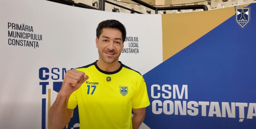 Gabriel Cumpănici. Sursa foto: captură Facebook (CSM Constanța)