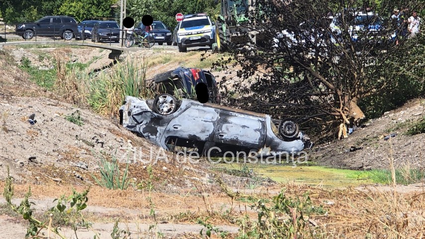 foto video cum arata autospeciala de politie care a luat foc dupa urmarirea de la pecineaga judetul constanta foto video cum arata autospeciala de politie care a luat foc dupa urmarirea de la pecineaga judetul constanta