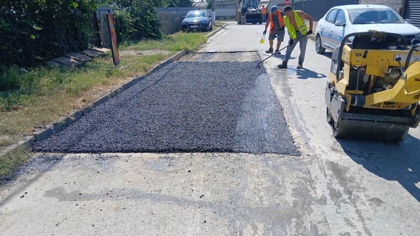 lucrari de reparatii pe strada ciocarliei din cumpana primaria anunta ca interventiile continua foto lucrari de reparatii pe strada ciocarliei din cumpana primaria anunta ca interventiile continua foto
