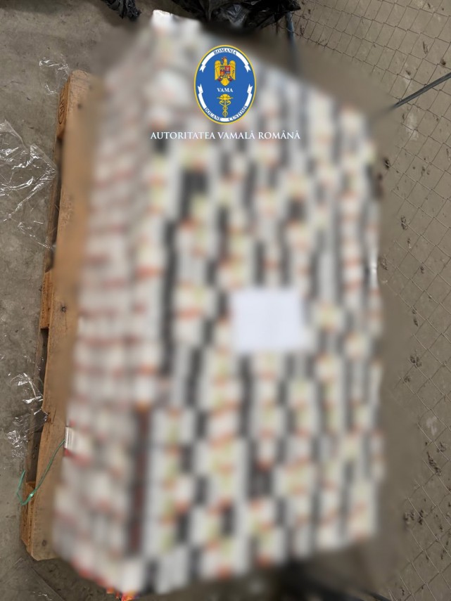 foto peste 3 3 milioane de tigarete de contrabanda ascunse printre cutii cu peste si incaltaminte descoperite foto peste 3 3 milioane de tigarete de contrabanda ascunse printre cutii cu peste si incaltaminte descoperite