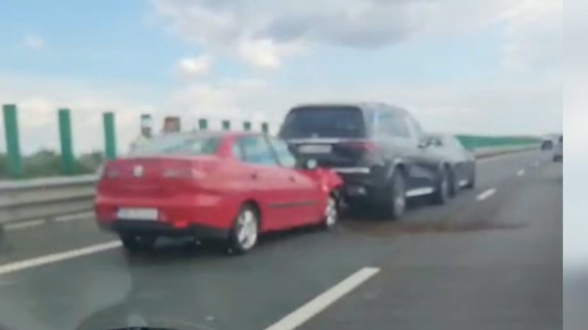 VIDEO.UPDATE. Accident rutier pe autostrada A2, la kilometrul 188, pe sensul de mers catre Constanta   
