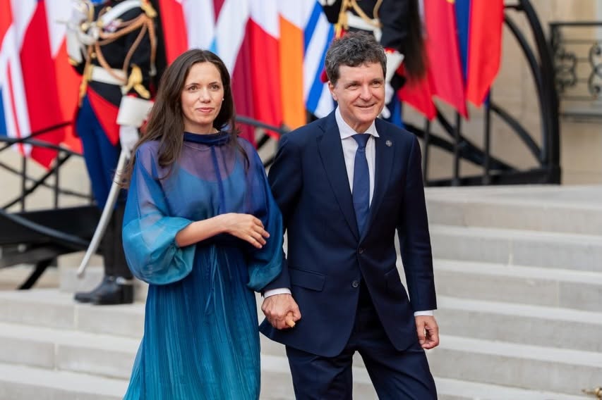 Mihaela Grădinaru și Nicușor Dan Sursă:Facebook/Nicușor Dan