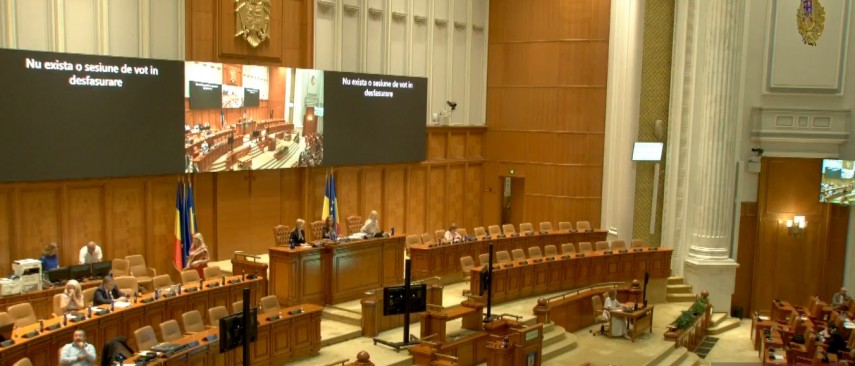 Sursă: captură foto/ Facebook/Parlamentul Romaniei - Camera Deputatilor