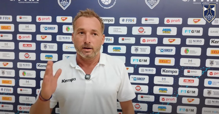 Marius Stavrositu. Sursa foto: captură CSM Constanța TV