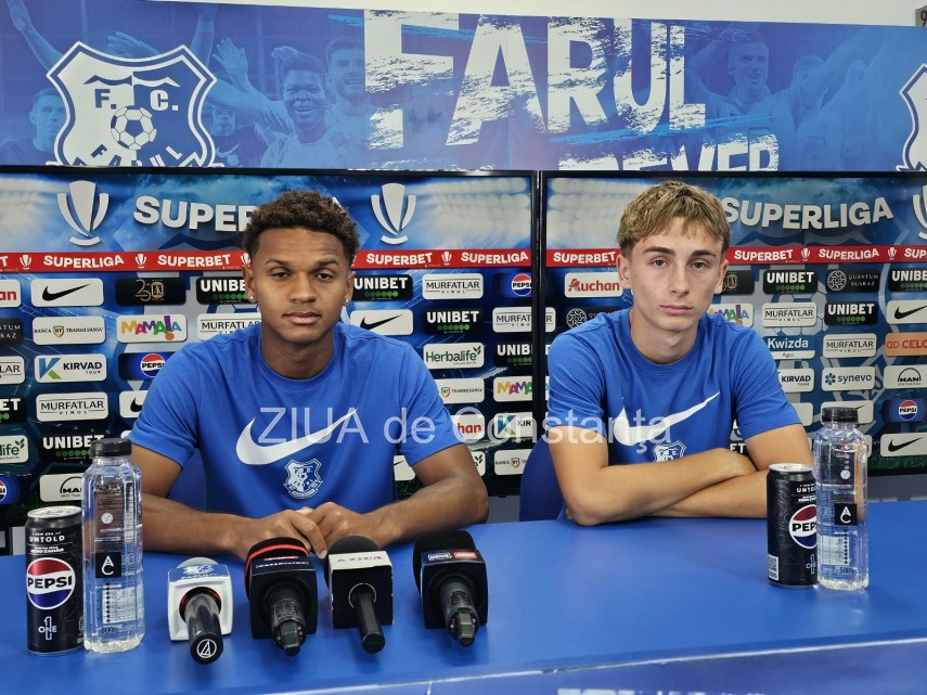 Matteo Ahlinvi și Alexandru Goncear. Sursa foto: ZIUA de Constanța