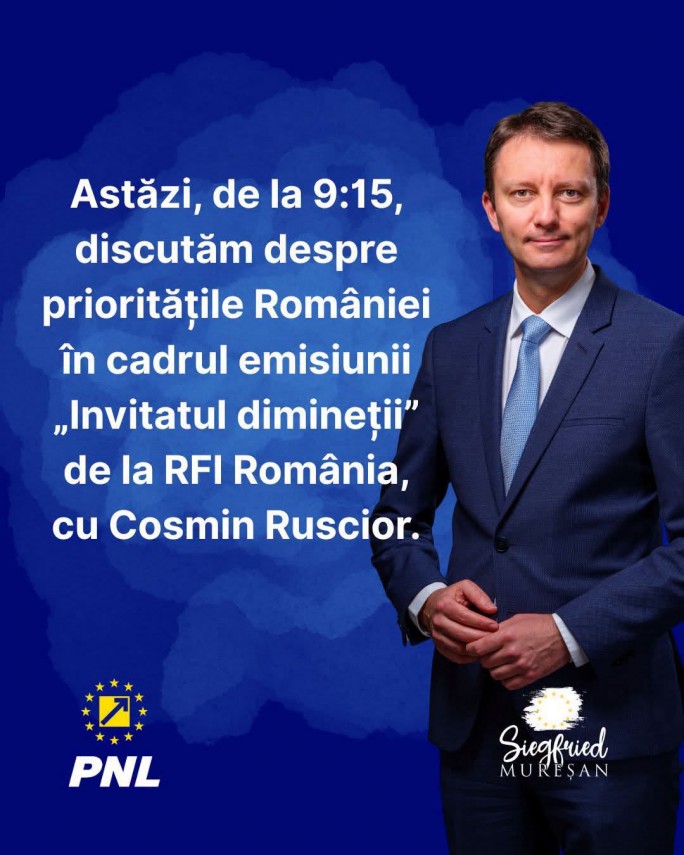 Sursă foto: Facebook/Siegfried Muresan﻿