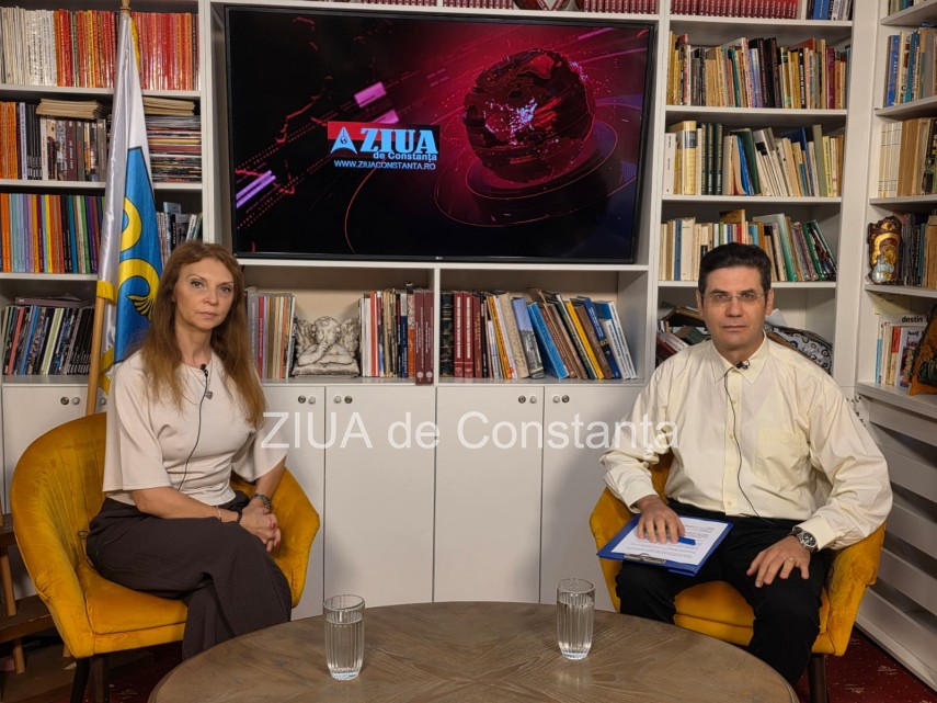 Cristiana Spînu, interviu la ZIUA de Constanța. Sursa foto: ZIUA de Constanța