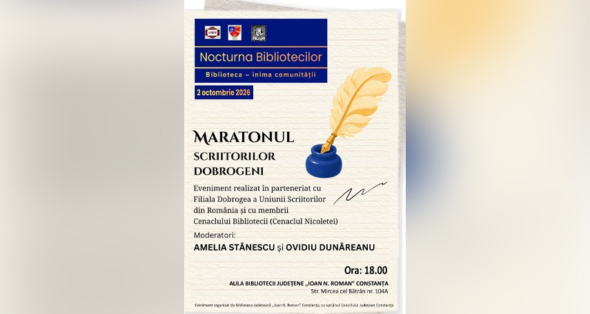 Sursa foto: Biblioteca Județeană „I.N. Roman” Constanța