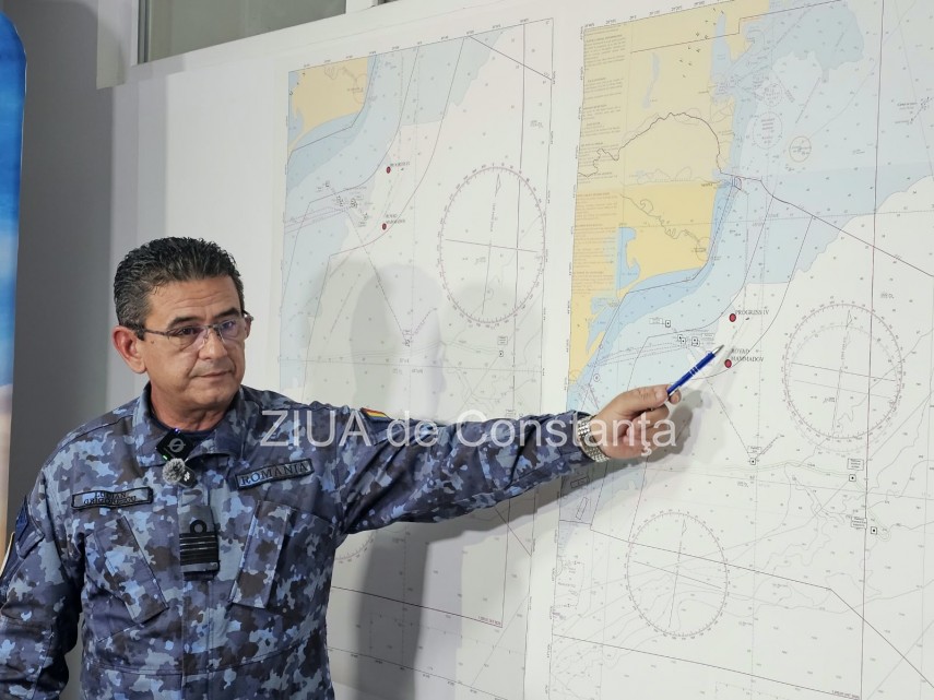 Comandorul Lucian Grigorescu, șeful Direcției Hidrografice Maritime