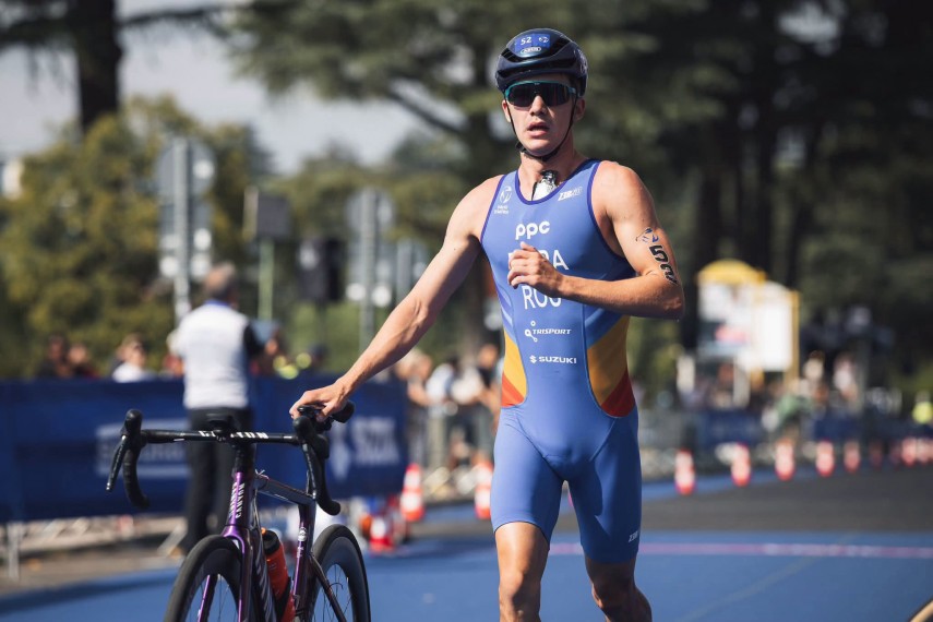 Carol Popa. Sursa foto: Facebook (World Triathlon)