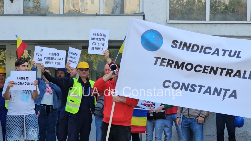foto video angajatii termocentrale constanta protesteaza ce revendicari au sindicalistii 955979 foto video angajatii termocentrale constanta protesteaza ce revendicari au sindicalistii 955979