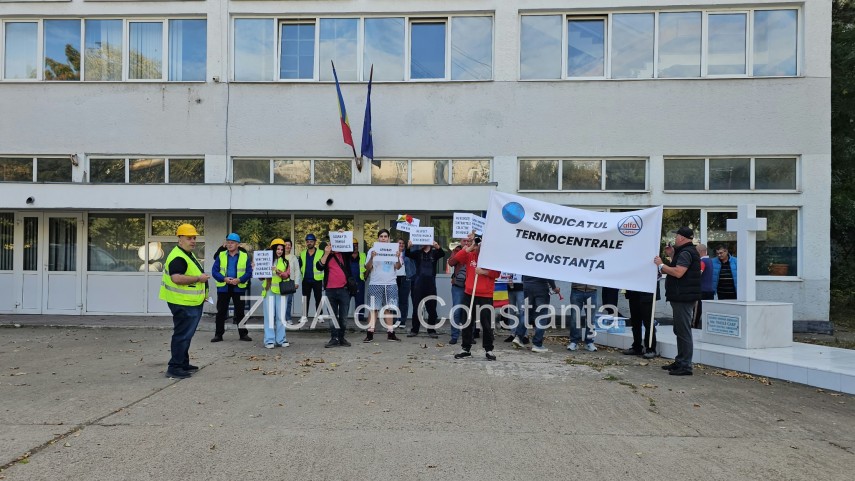 foto video angajatii termocentrale constanta protesteaza ce revendicari au sindicalistii 955979 foto video angajatii termocentrale constanta protesteaza ce revendicari au sindicalistii 955979