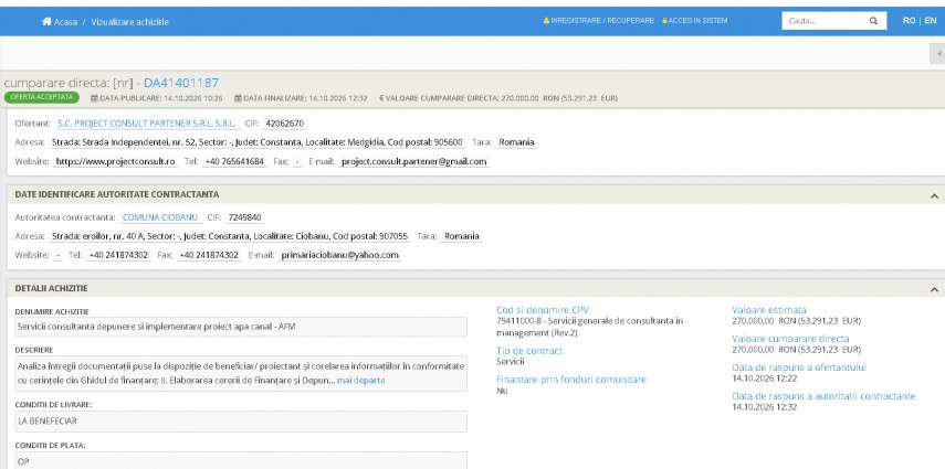Sursă:Captură/SEAP