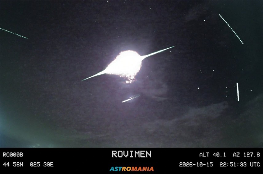 Sursă foto: Facebook/Romanian Video Meteor Network - ROVIMEN