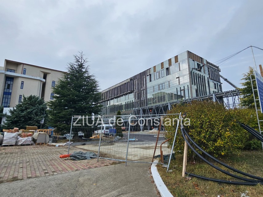 fotoreportaj un nou corp de cladire prinde contur in campusul universitatii ovidius din constanta foto fotoreportaj un nou corp de cladire prinde contur in campusul universitatii ovidius din constanta foto