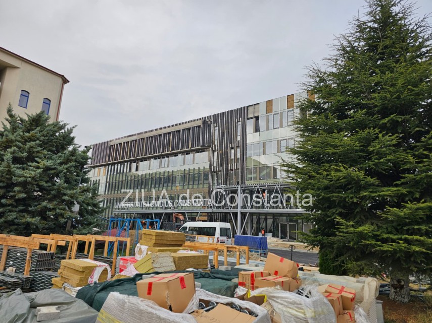 fotoreportaj un nou corp de cladire prinde contur in campusul universitatii ovidius din constanta foto fotoreportaj un nou corp de cladire prinde contur in campusul universitatii ovidius din constanta foto