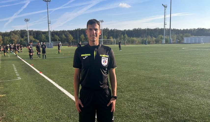 Andrei Stoenciu. Sursa foto: Facebook (Comisia Județeană de Arbitri Constanța)
