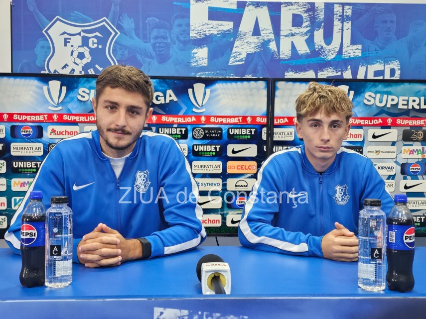 Victor Dican și Alexandru Goncear. Sursa foto: ZIUA de Constanța