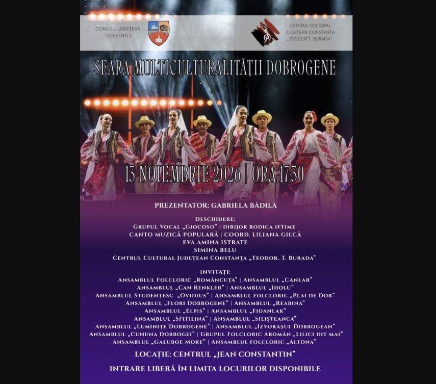 centrul teodor t burada constanta regal dobrogean revine la constanta expozitii spectacole folclorice centrul teodor t burada constanta regal dobrogean revine la constanta expozitii spectacole folclorice