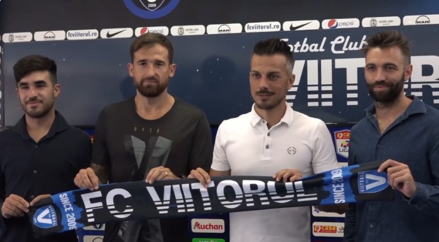 Pere Romeu, primul din stânga. Sursa foto: captură Youtube (Farul Constanța TV)