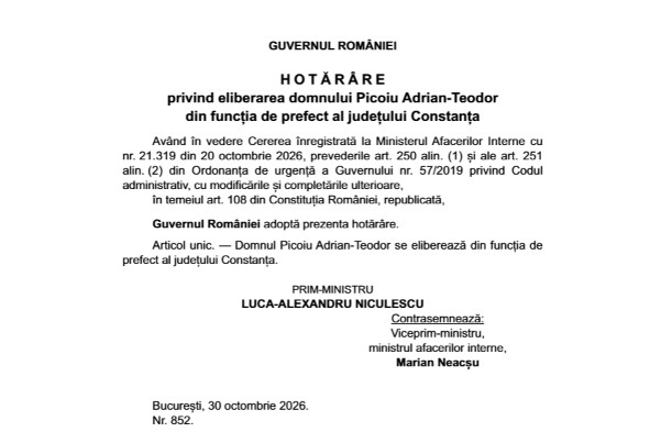 Sursă foto: Monitorul Oficial