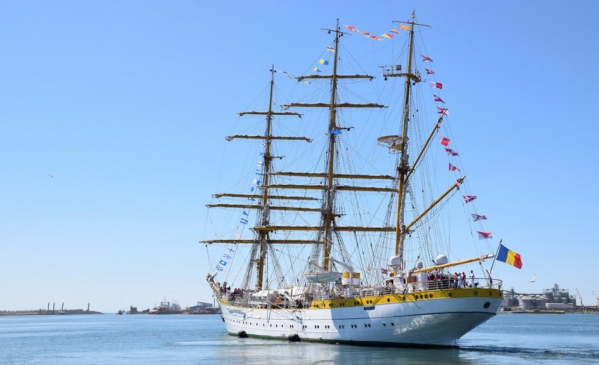 Marșul internațional de instrucție al navei-școală „Mircea”, Sursa foto: Forțele Navale Române