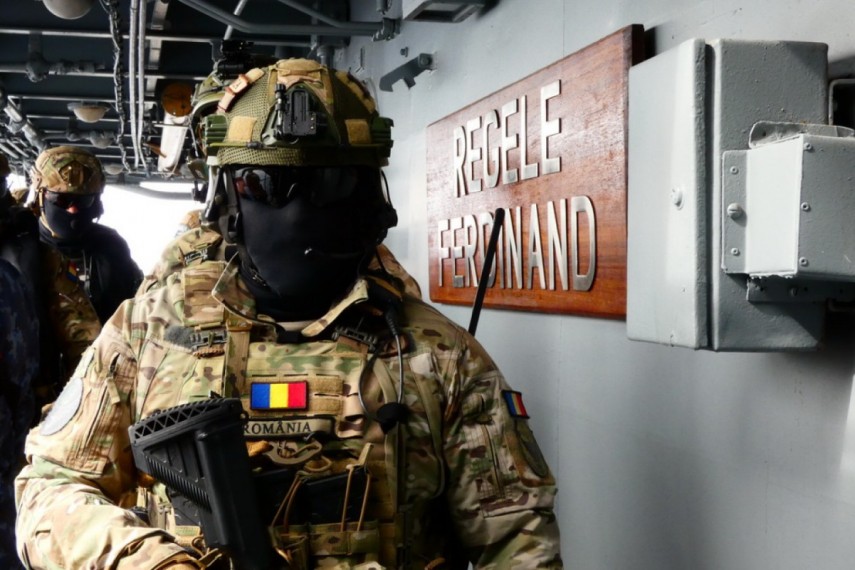 Fregata „Regele Ferdinand” – F221, parte a Operației EUNAVFOR MED IRINI, Sursa: Forțele Navale Române